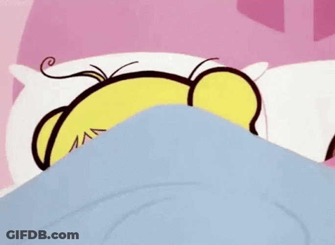 Power Puff Girls Bubbles Lack Of Sleep Face GIF