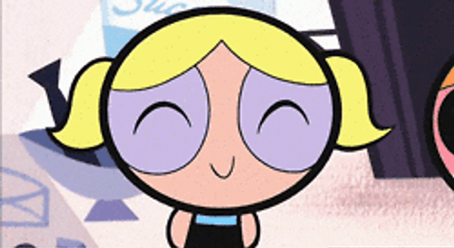 Power Puff Girls Cartoon Blossom GIF