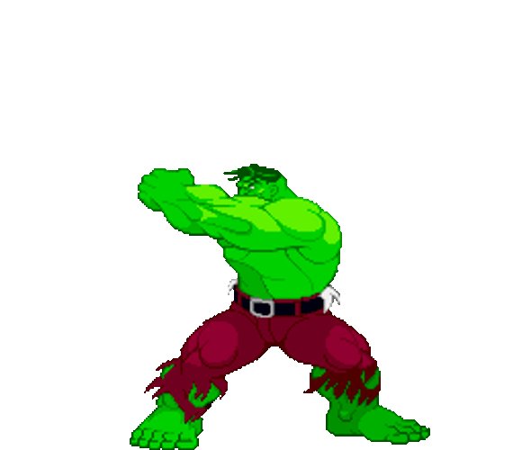 Power Punch Hulk Animation GIF