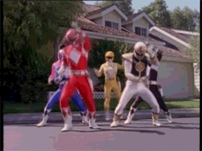Power Rangers Dance GIF