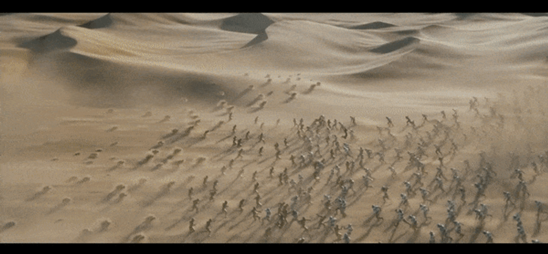Power Rangers Desert Fight GIF