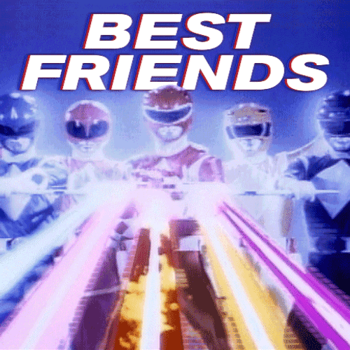 Power Rangers Friendship Day GIF