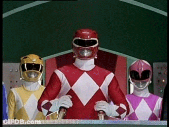 Power Rangers Hail Hitler Pose GIF