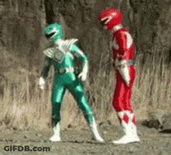 Power Rangers I Dunno GIF