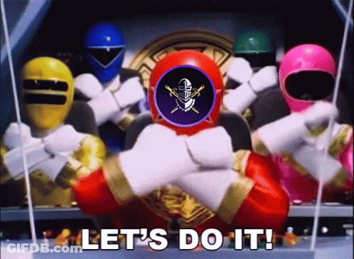 Power Rangers Let's Do It GIF