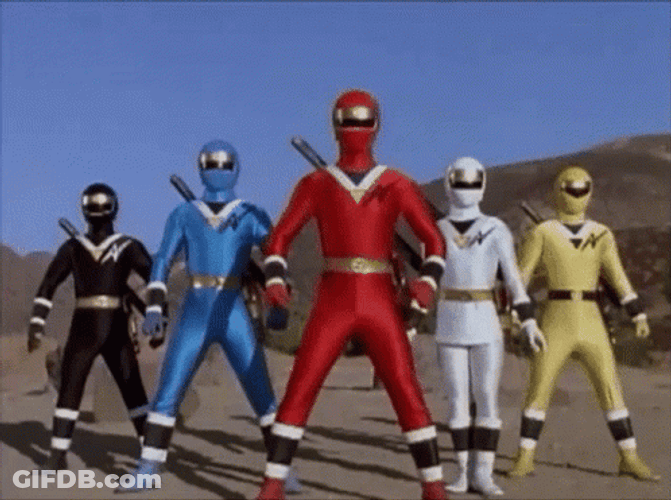 Power Rangers Ninja Morphin Alien GIF