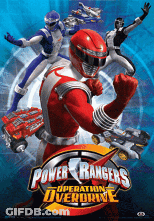 Power Rangers Operation Overdrive Poster GIF