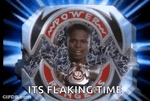 Power Rangers Standing In A Room GIF