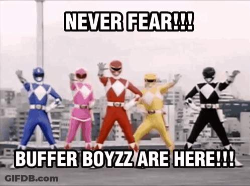 Power Rangers Standing Never Fear GIF