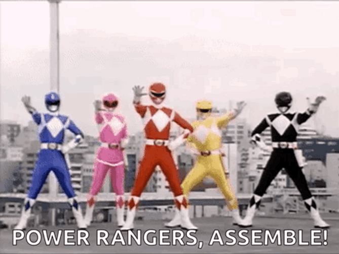 Power Rangers Team Assemble GIF