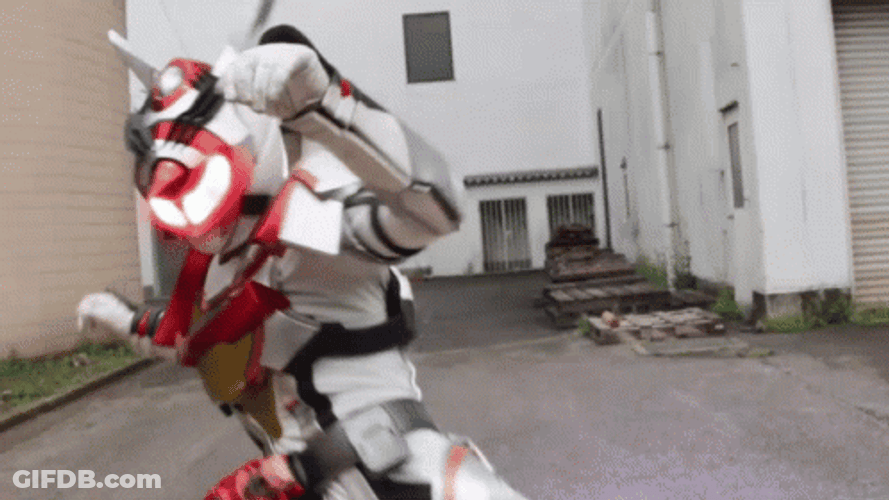 Power Roundhouse Kick GIF
