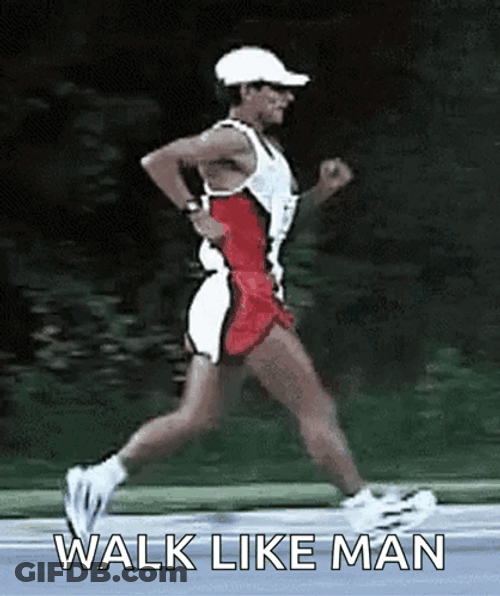 Power Walking Walk Like Man GIF
