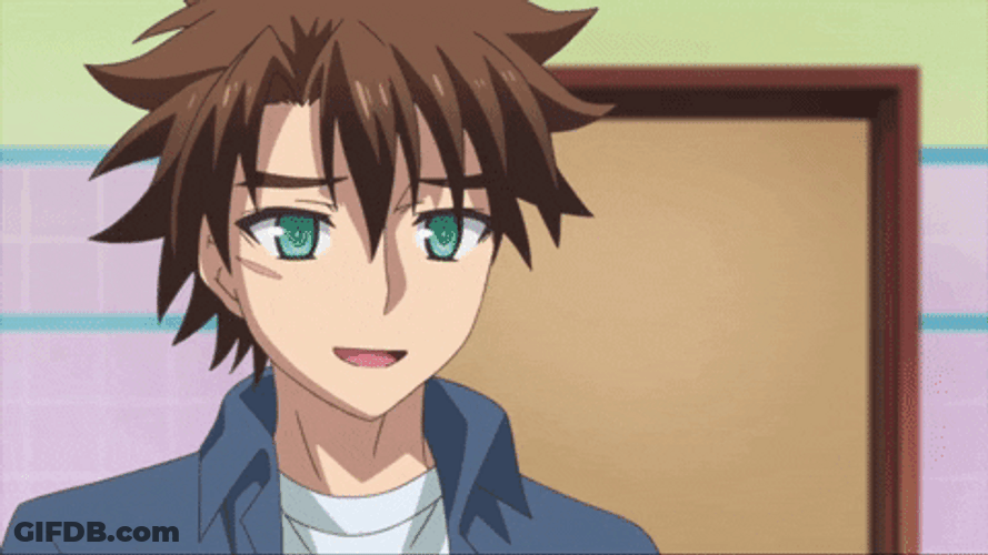 Powerful Anime Slap Mio Basara GIF