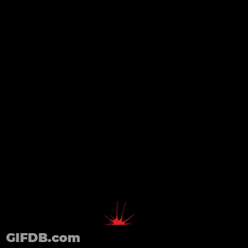 Powerful Bomb Explosion In Cartoon GIF