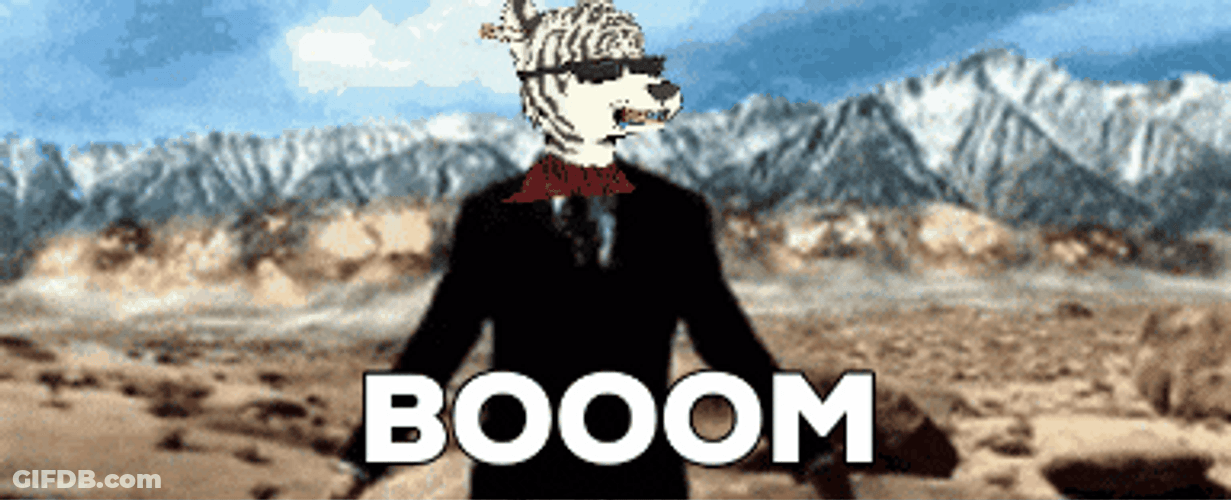 Powerful Explosion Meme GIF