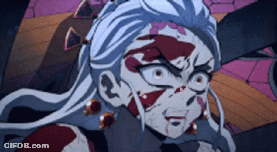 Powerful Flames Unleashed Nezuko Vs Daki GIF