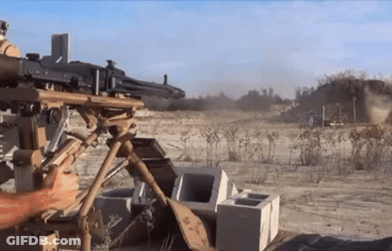 Powerful Machine Gun GIF
