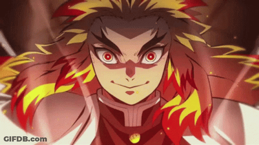 Powerful Rengoku Death GIF