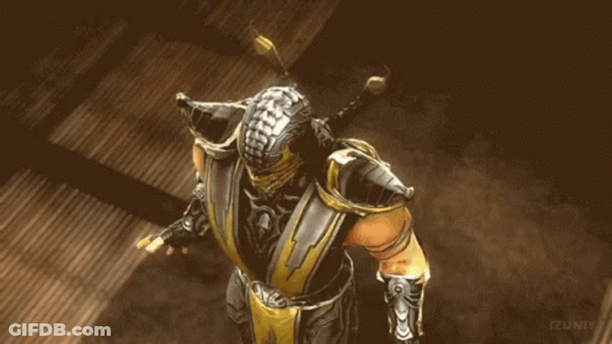 Powerful Scorpion Get Over Here GIF
