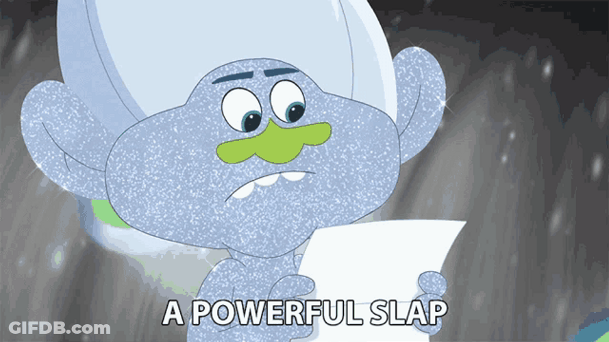 Powerful Slap Guy Diamond GIF
