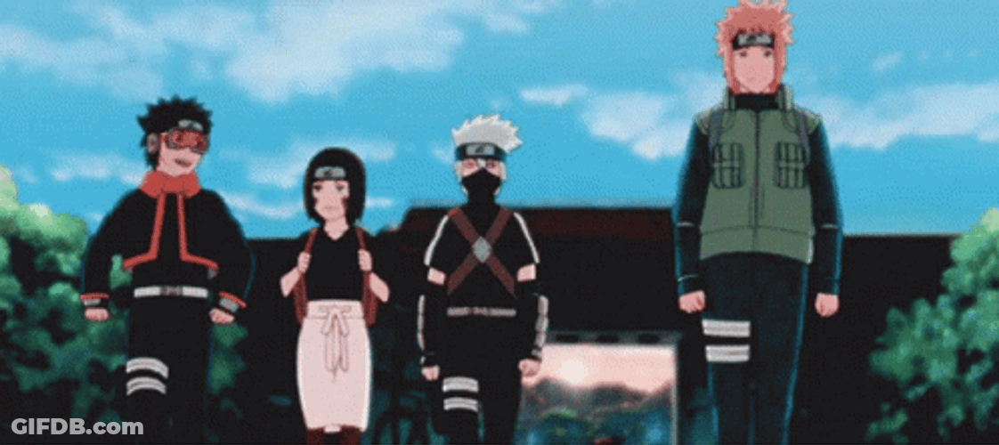 Powerful Team Of Minato Namikaze GIF