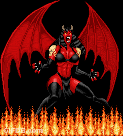 Powerful Video Game Succubus GIF