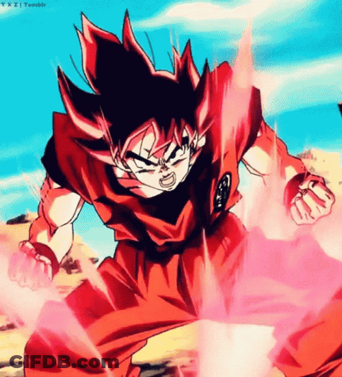 Powering Up Son Goku Manga GIF