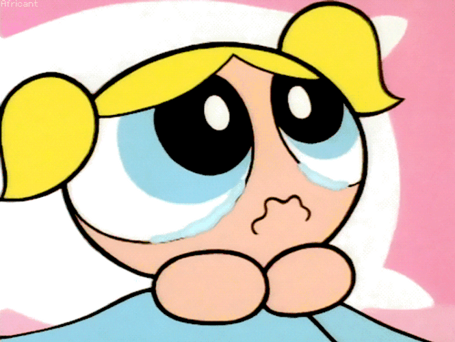 Powerpuff Bubbles Crying GIF