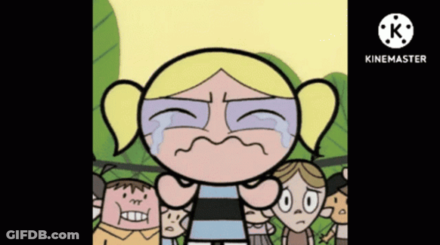Powerpuff Girls Crying Bubbles GIF