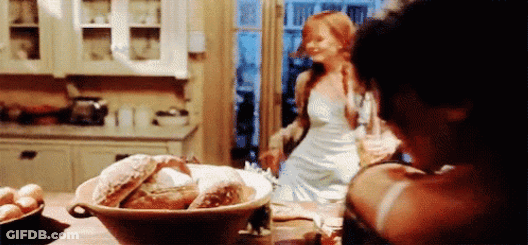 Practical Magic Sally And Gillian Dancing In Kitchen GIF