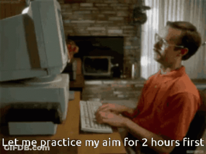 Practicing In The Office GIF
