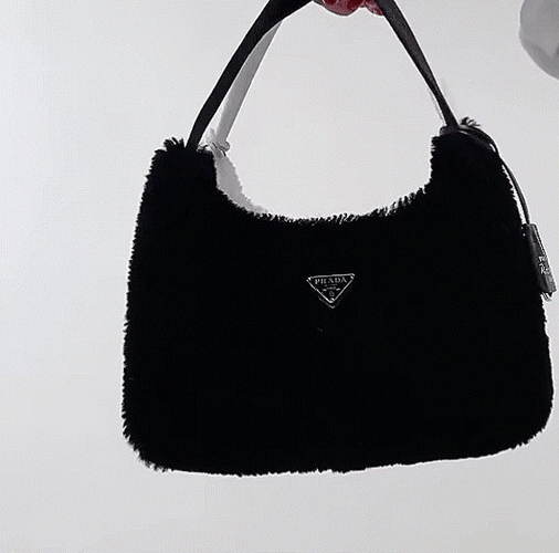 Prada Black And White Bags GIF