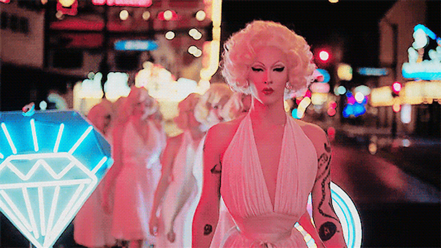 Prada Neon Dream Campaign GIF