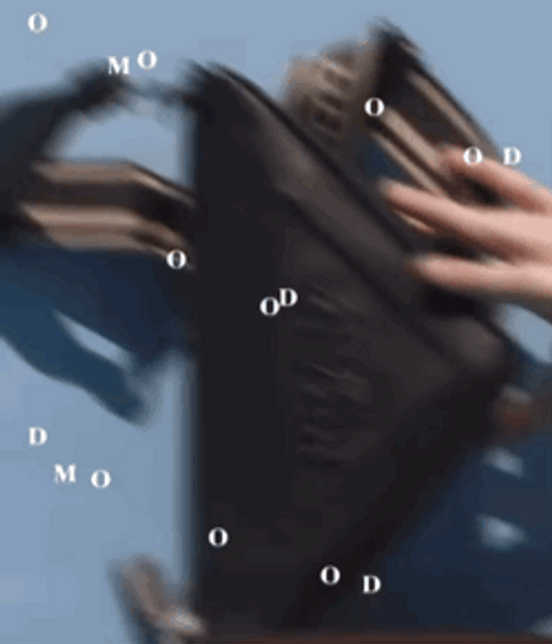 Prada Triangle Bag GIF