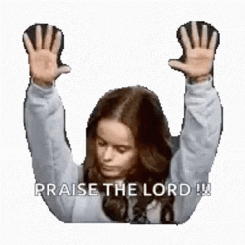 Praise The Lord Thank You Jesus Meme GIF