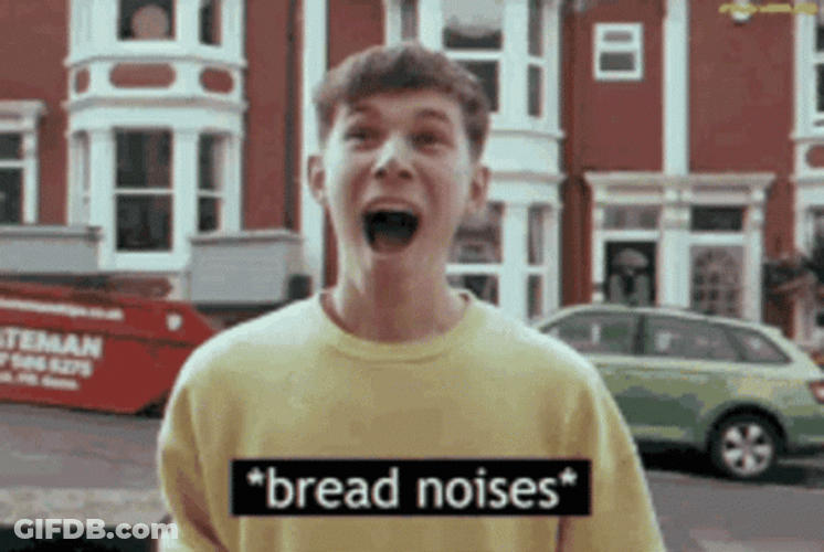 Prankster Bread Tossed Falling Over Face GIF