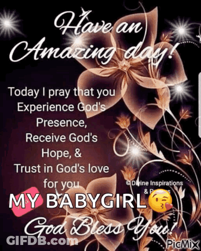 Pray For God's Presence, Hope, Love GIF