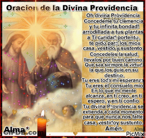 Prayer In Spanish With Jesus And Mary GIF