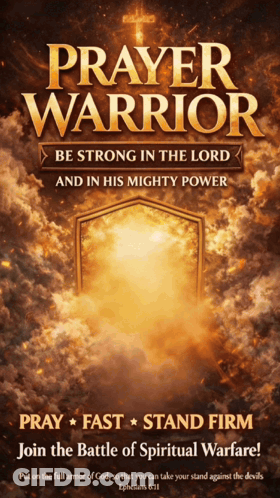 Prayer Warrior Be Strong In The Lord GIF
