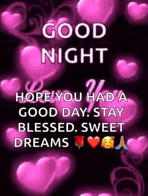 Praying For Good Night And Blessings GIF