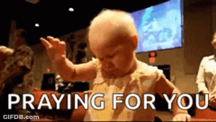 Praying For You Cute Baby GIF