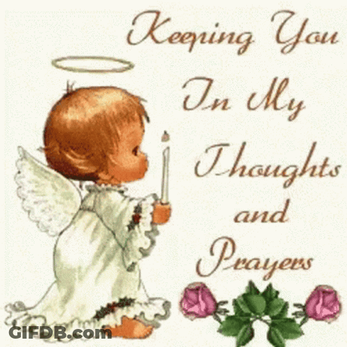 Praying For You Cute Little Angel GIF