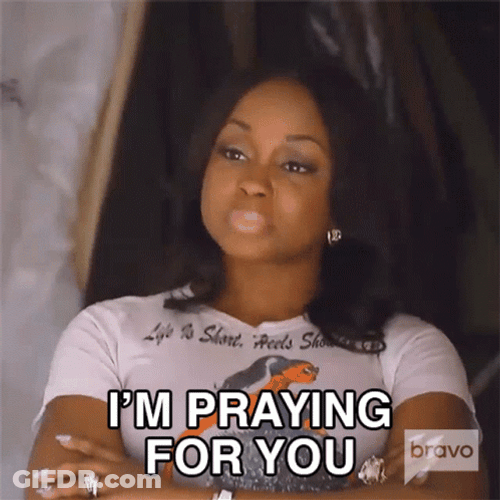 Praying For You Sassy Lady GIF