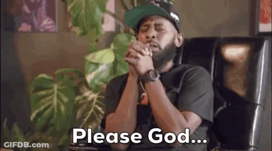Praying Hands Please God Wishful Prayers GIF