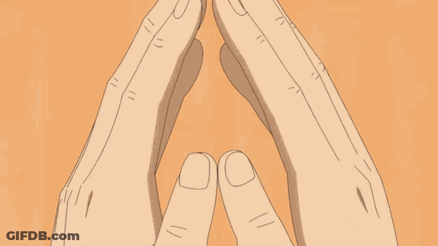 Praying Hands Tobio Kageyama Haikyu Anime GIF