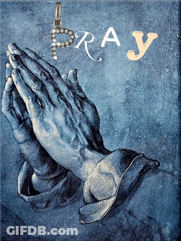 Praying Hands With Pray GIF