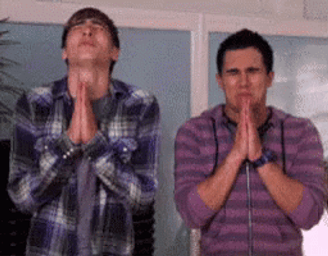 Praying Hard Reaction GIF