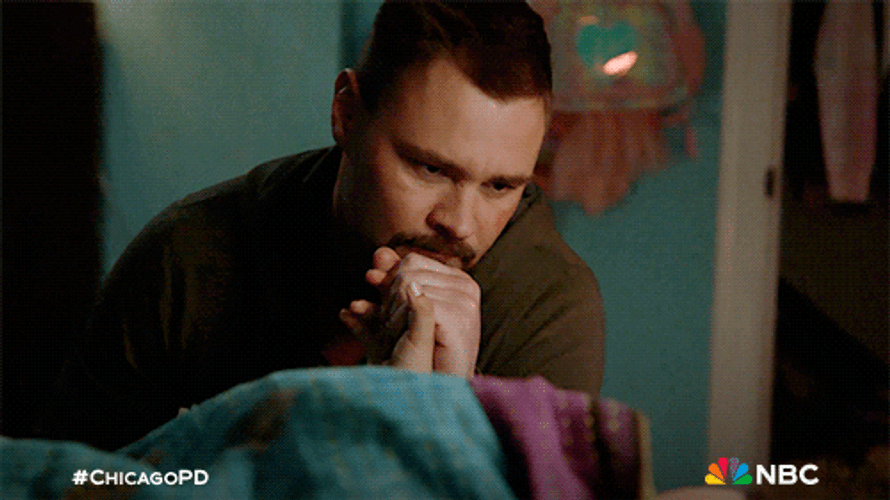 Praying Holding Hand Chicago PD GIF