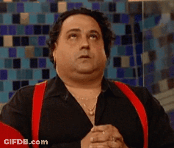 Praying Looks Up Raj Hell's Kitchen GIF