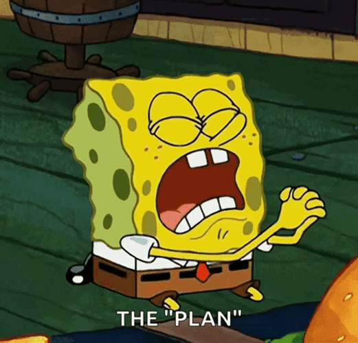 Praying SpongeBob The Plan Meme GIF
